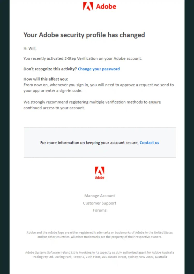 Phishing Template 1